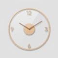 Horloge Murale Silencieuse Design - Acrylique et Bois