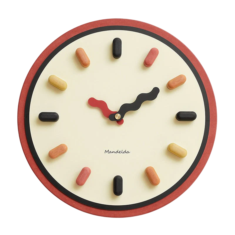Horloge Murale Nordique 3D Mécanisme Silencieux