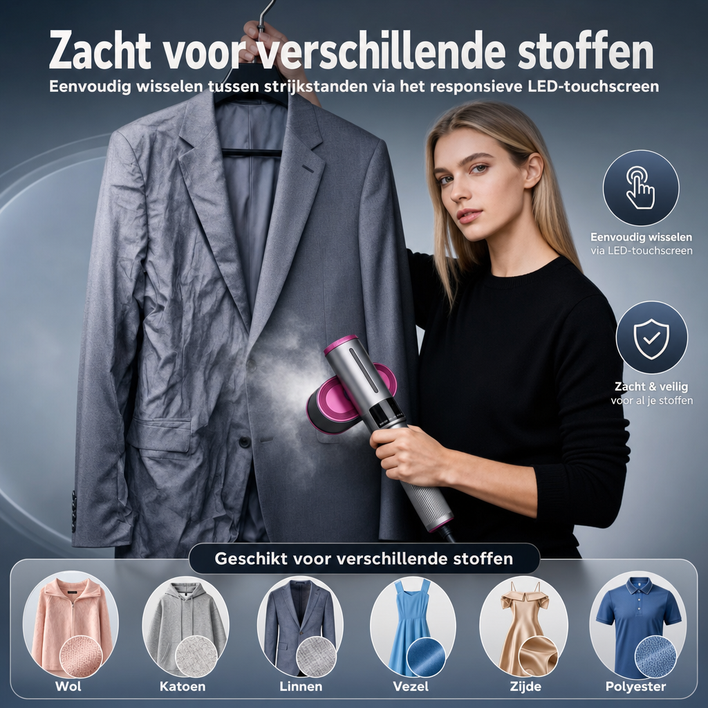 Mini Défroisseur Vapeur Portable - Défroisseur de Voyage à Chauffe Rapide