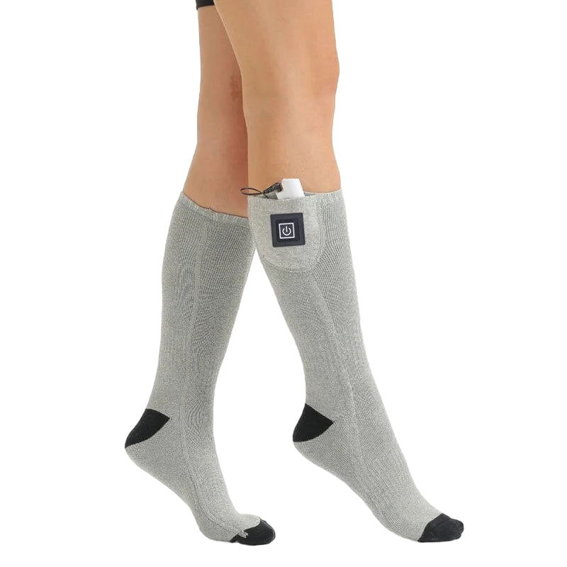 Chaussettes Chauffantes Rechargeables - Température Réglable