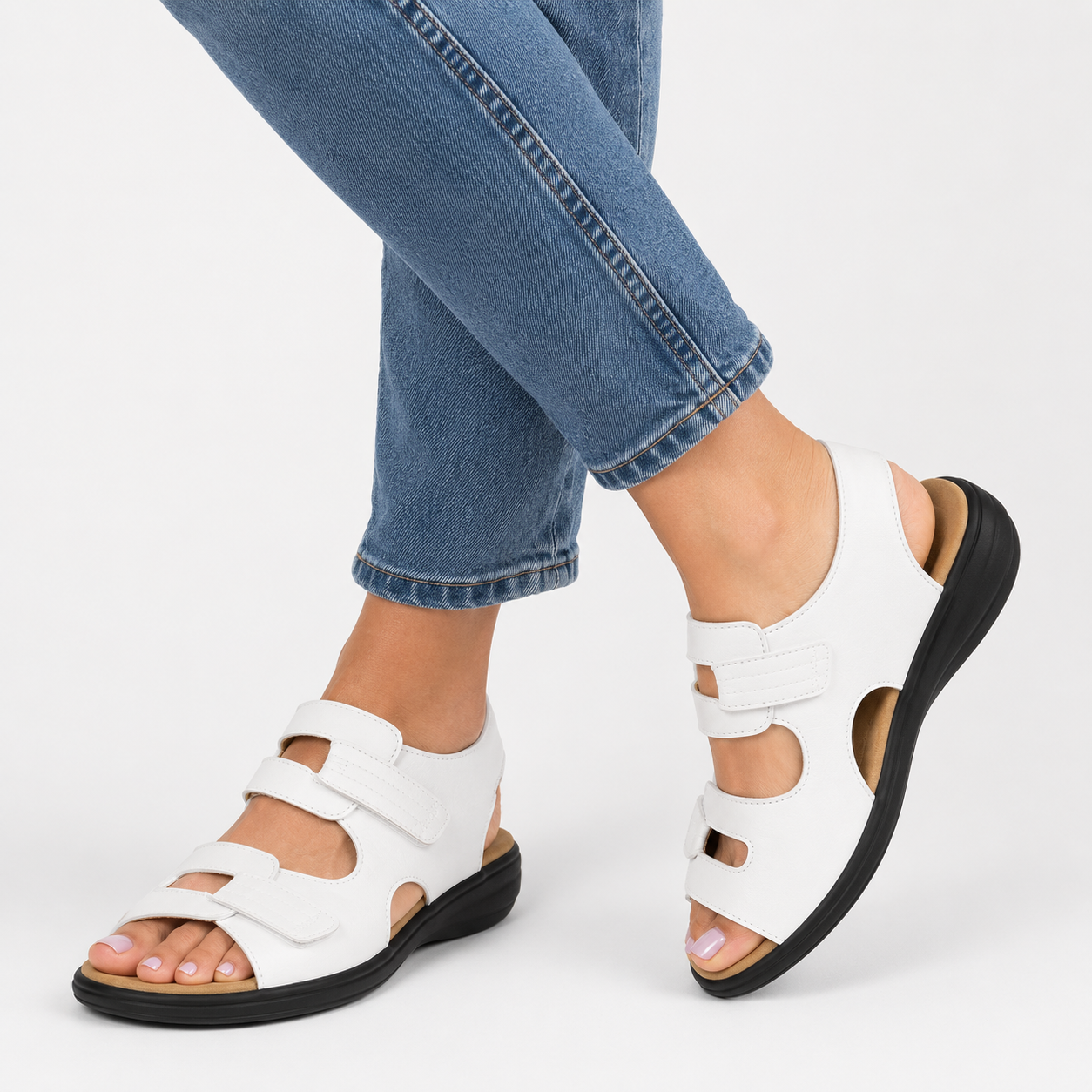 Orthopédiques Sandales Femmes - Confortables Ergonomiques Sandales d'été