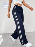 Pantalon Femme Large Style Décontracté Jambes Larges