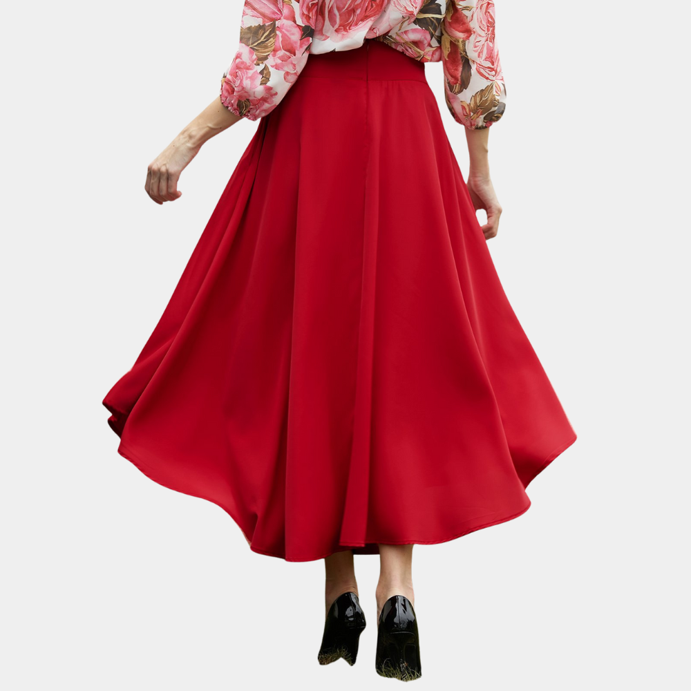 Pantalon Fluide Femme Taille Haute Élégant 3
