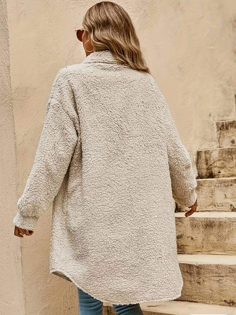 Pardessus Femme Chic d'Été Crème 1