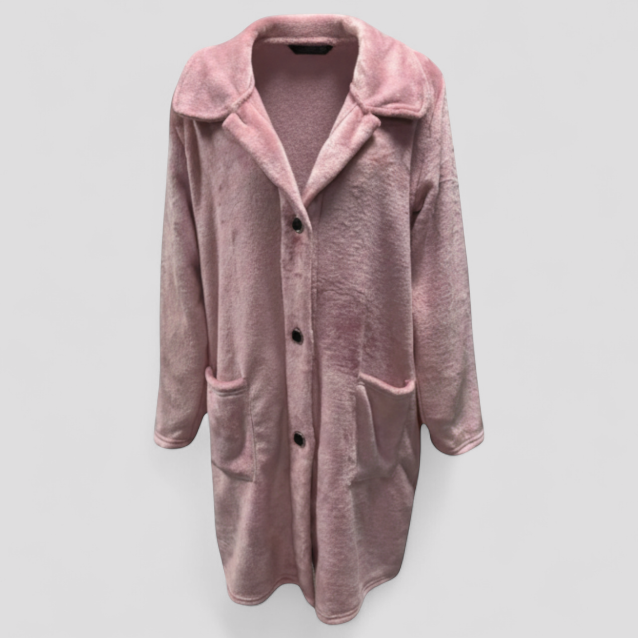 Lange Damenjacke aus Wolle und Polyester, Herbstkollektion