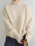 Kaschmirpullover für Damen mit Rollkragen, Herbstkollektion