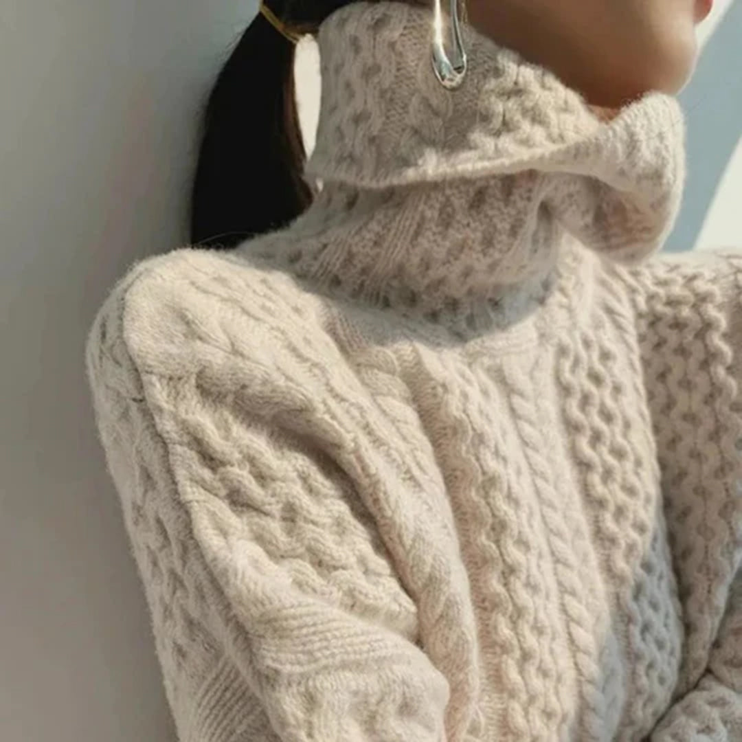 Pull Col Roulé Chaud pour Femme 1