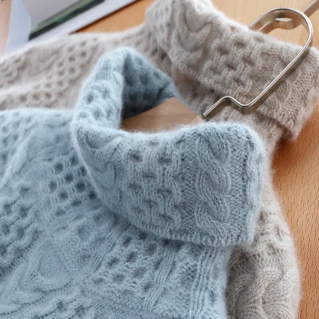 Pull Col Roulé Chaud pour Femme 4