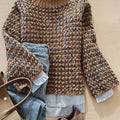 Rollkragenpullover für Damen Lässig Reguläre Passform