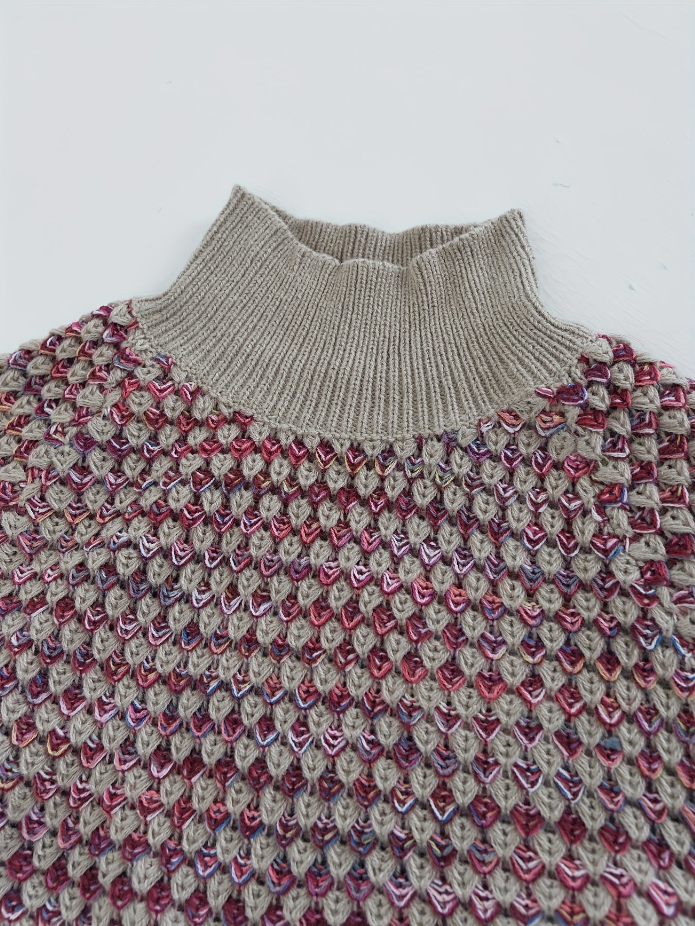 Pull Col Roulé Femme Élégant Décontracté 7