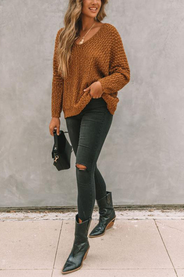 Pull Élégant à Épaules Dénudées Femme 6