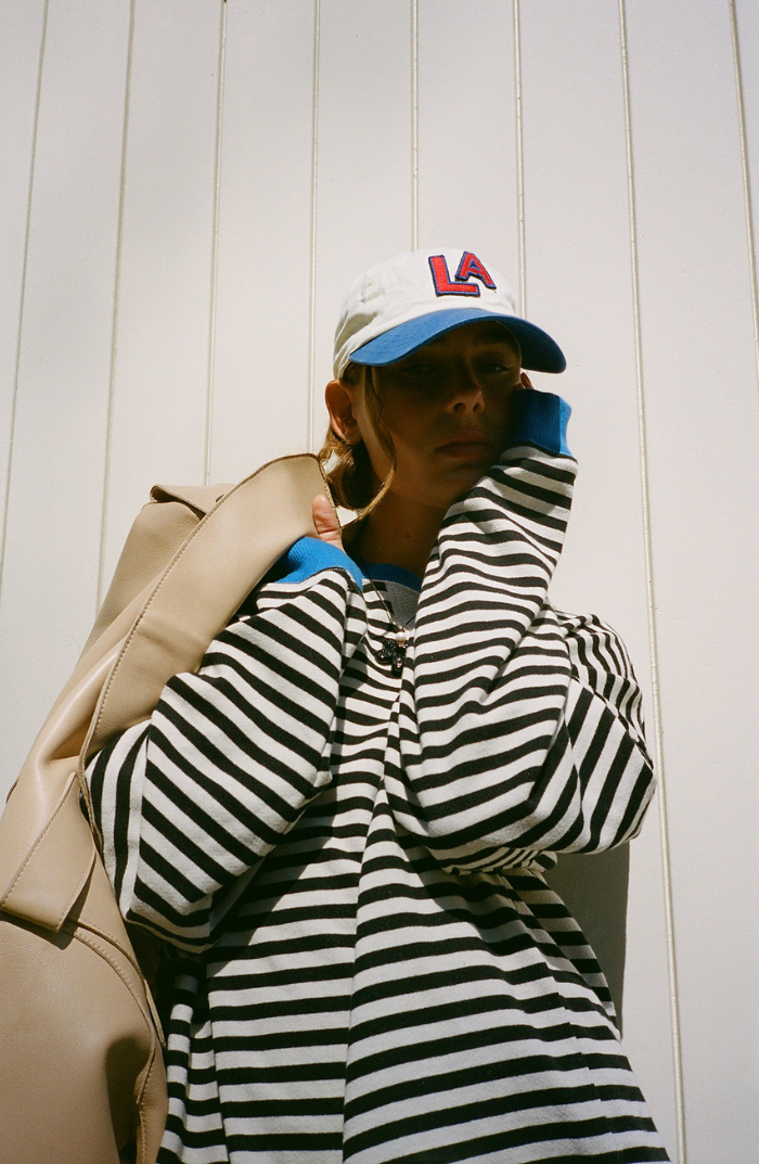 Pull Femme Ample à Rayures Élégant 5
