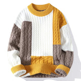 Pulover damă color block casual Colecția de toamnă