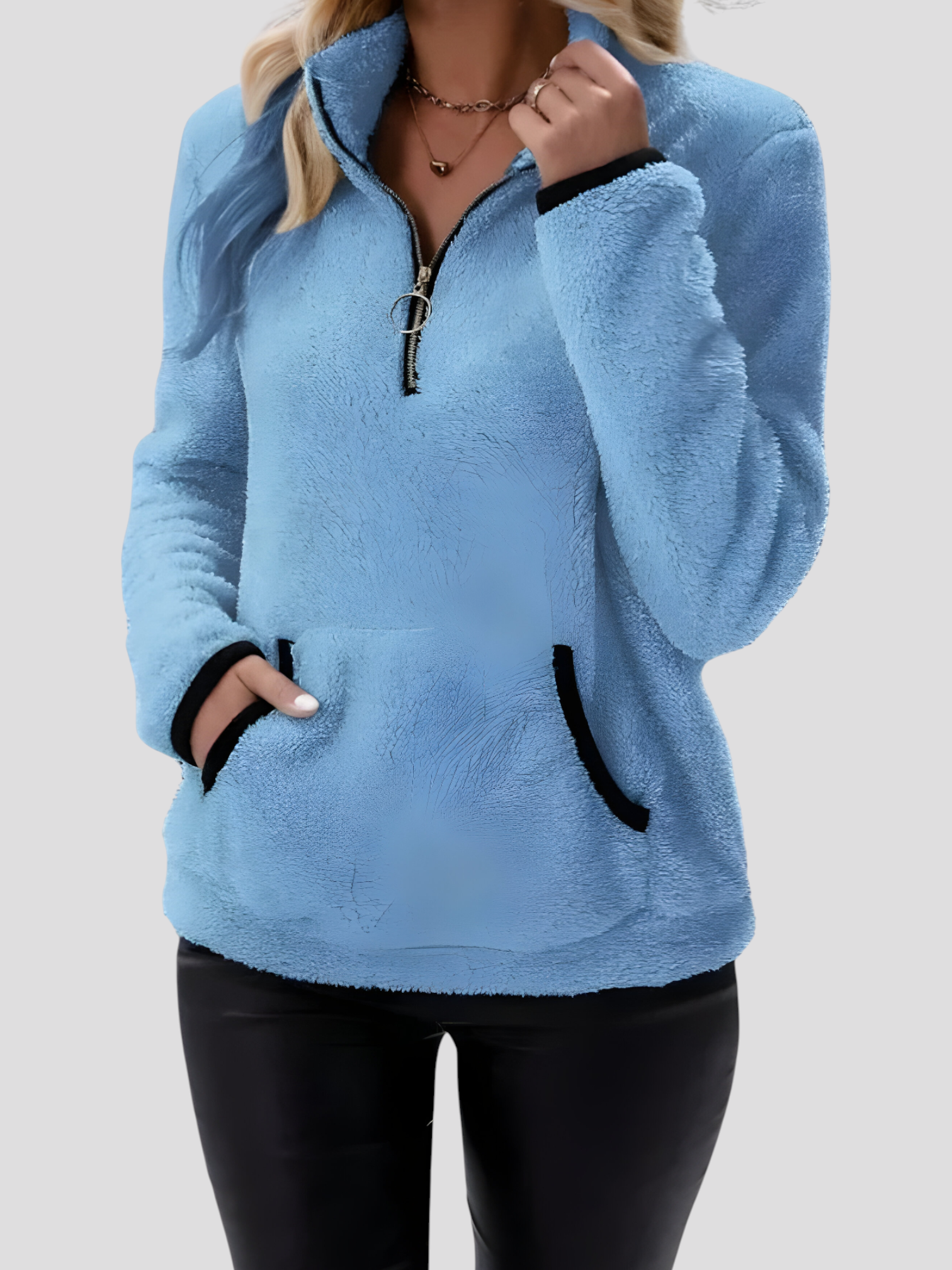 Pull Femme Doux en Texture Sherpa Autumn Collection