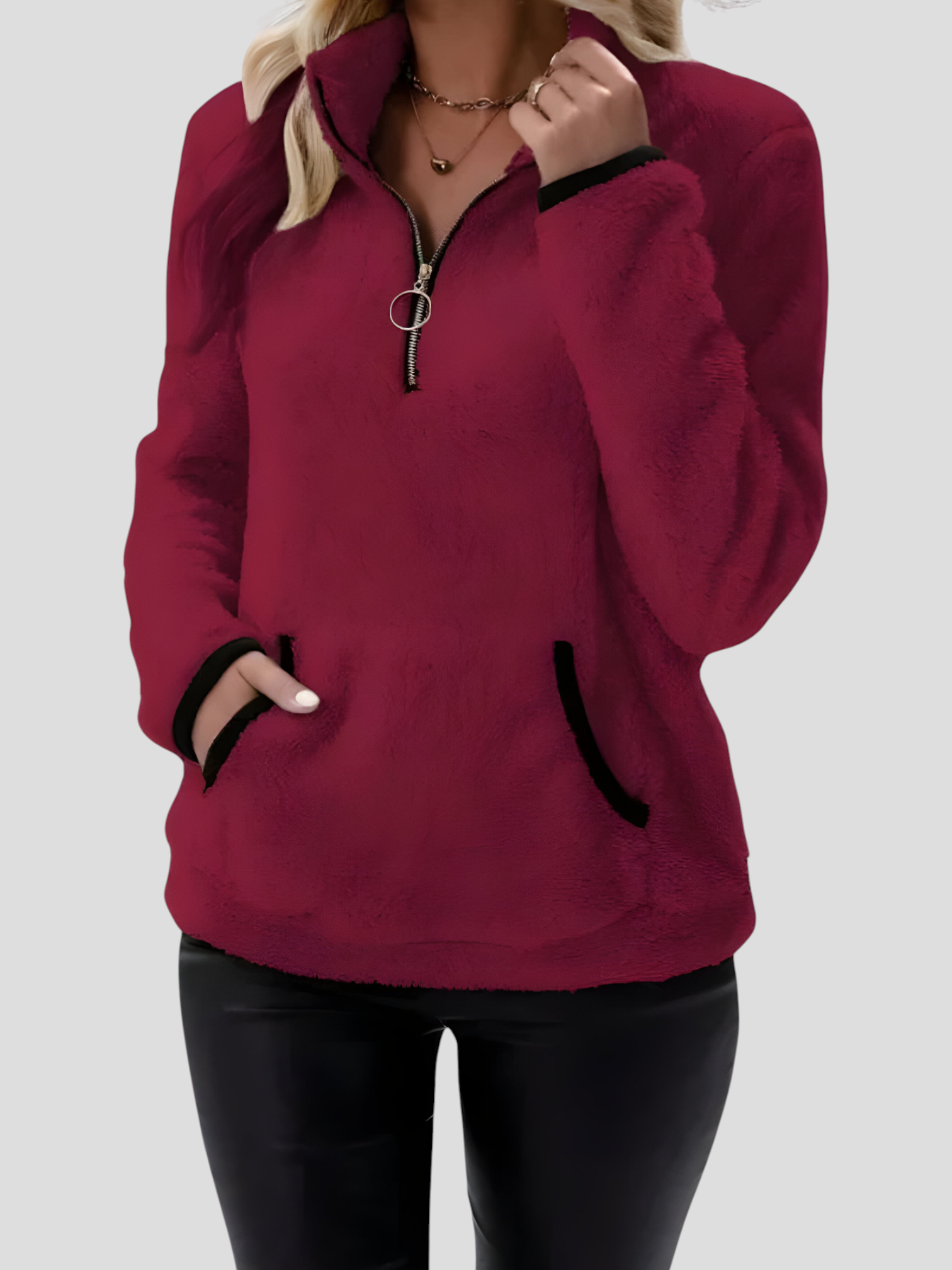 Pull Femme Doux en Texture Sherpa Autumn Collection