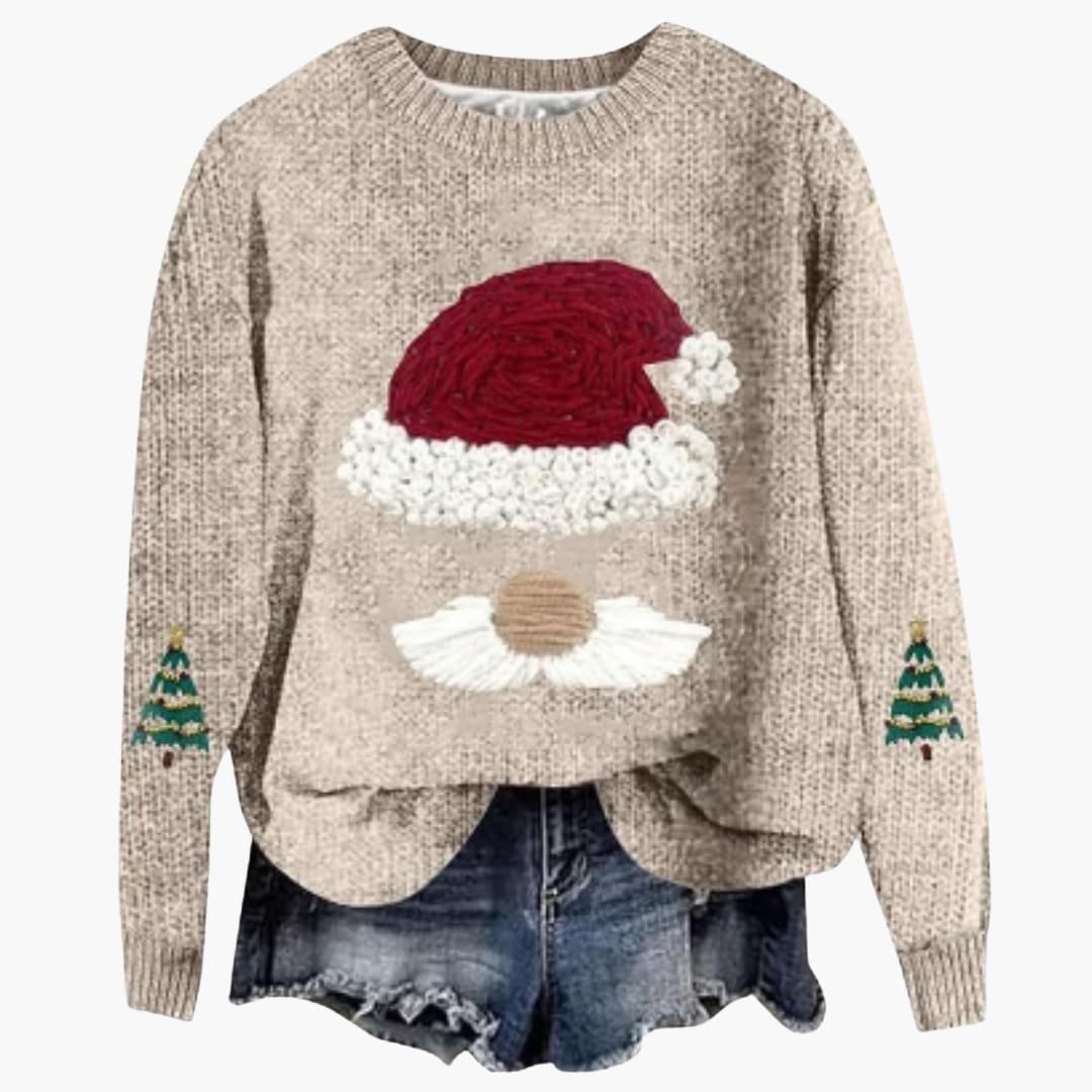 Pull Femme Manches Longues Col Rond 7