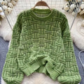 Pull Femme Minimaliste Col Rond Doux Coupe Régulière