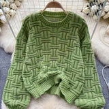 Pull Femme Minimaliste Col Rond Doux Coupe Régulière