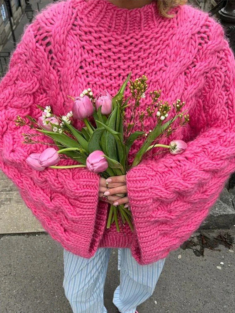 Pull Femme Oversize Chic Décontracté 4