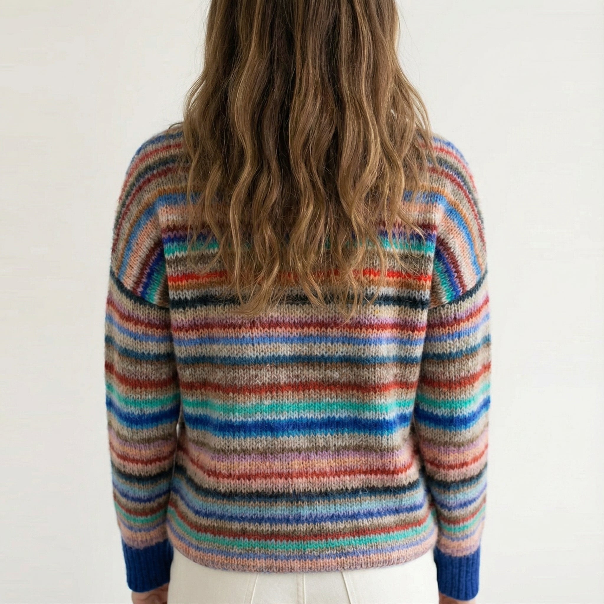 Damenpullover Retro Gemütlich Wolle Sorgfältige Verarbeitung