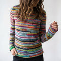 Damenpullover Retro Strick Herbst Komfort