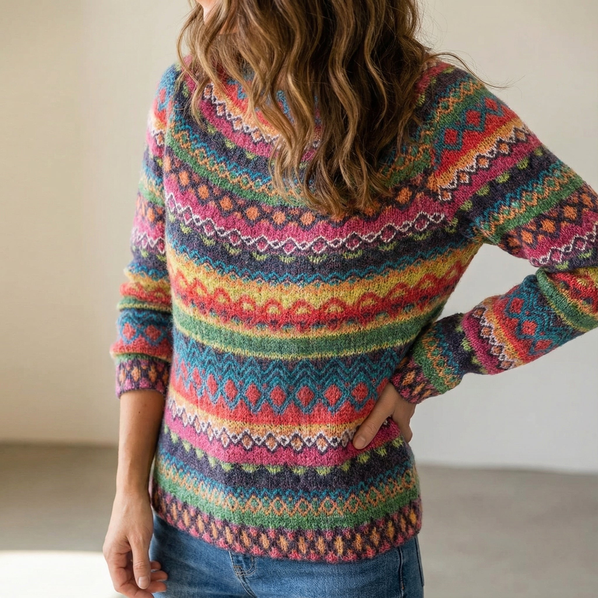 Damenpullover Retro und Bequem Moderner Komfort