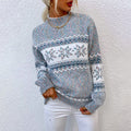 Damenpullover Vintage Weiche Mischung Herbstkollektion