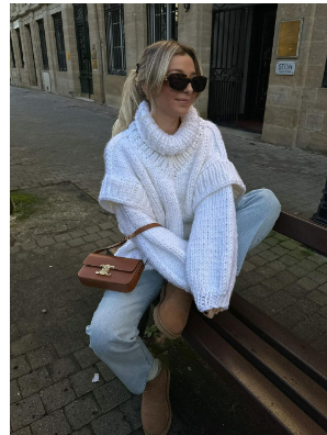 Pull Tricoté Oversize Femme 0