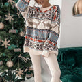 Bequemer einzigartiger Weihnachtspullover für Damen mit Weihnachtsdruck
