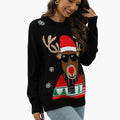 Pull de Noël Femme à Motif Renn Fashion Hiver