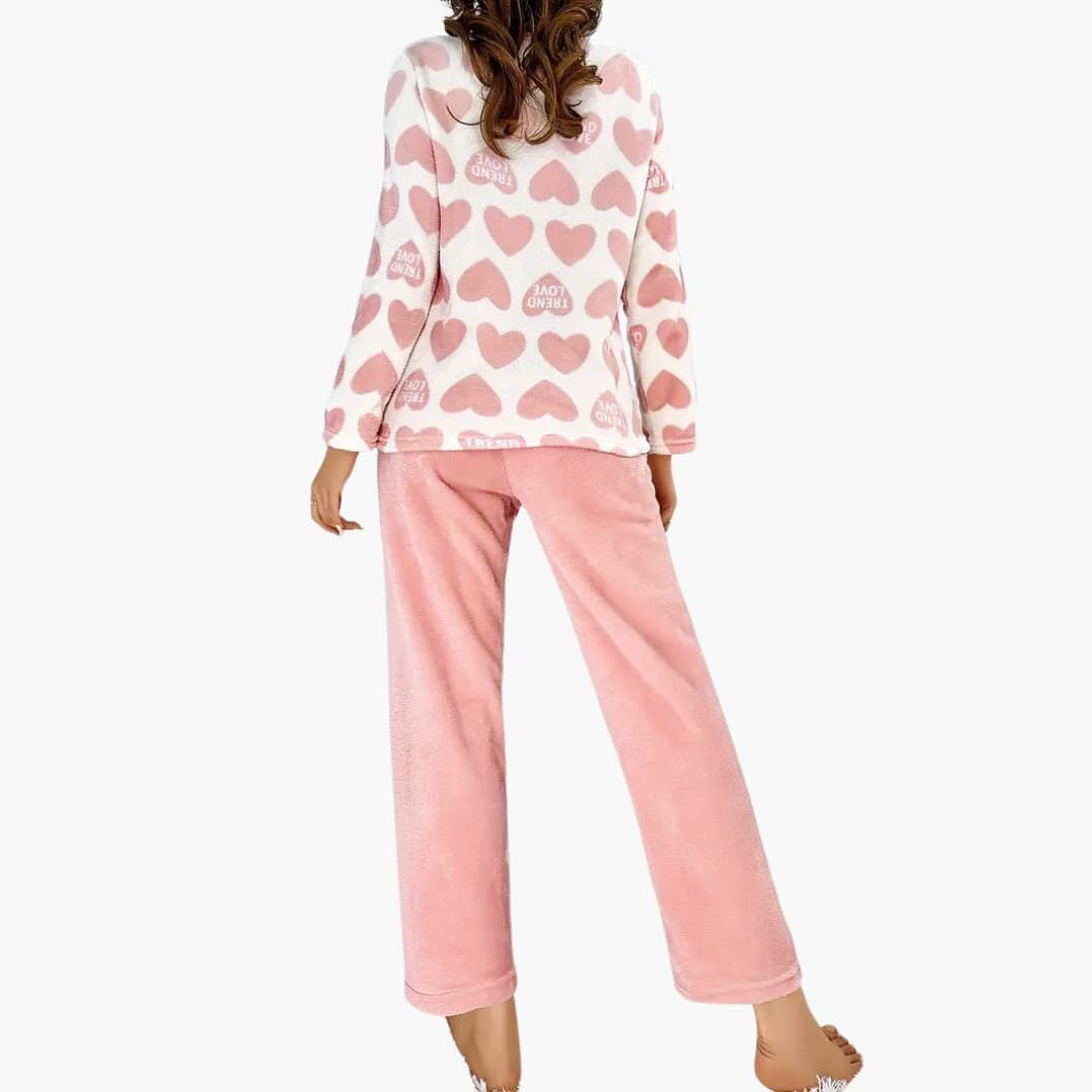 Pyjama Femme Élégant 2 Pièces Imprimé 1