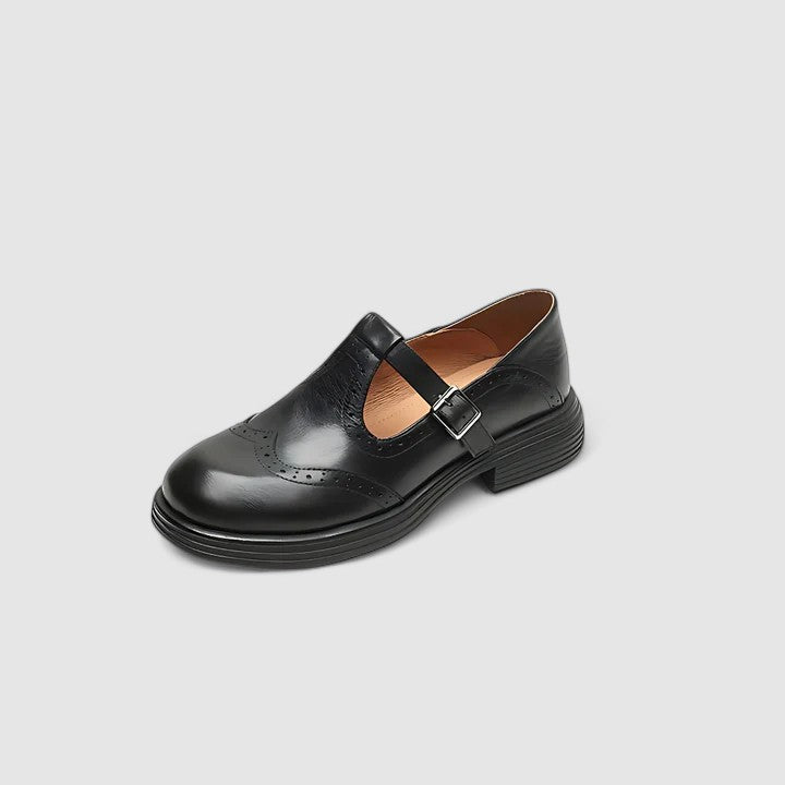 Chaussures Mary Jane Femme en Cuir - Style Classique Confort