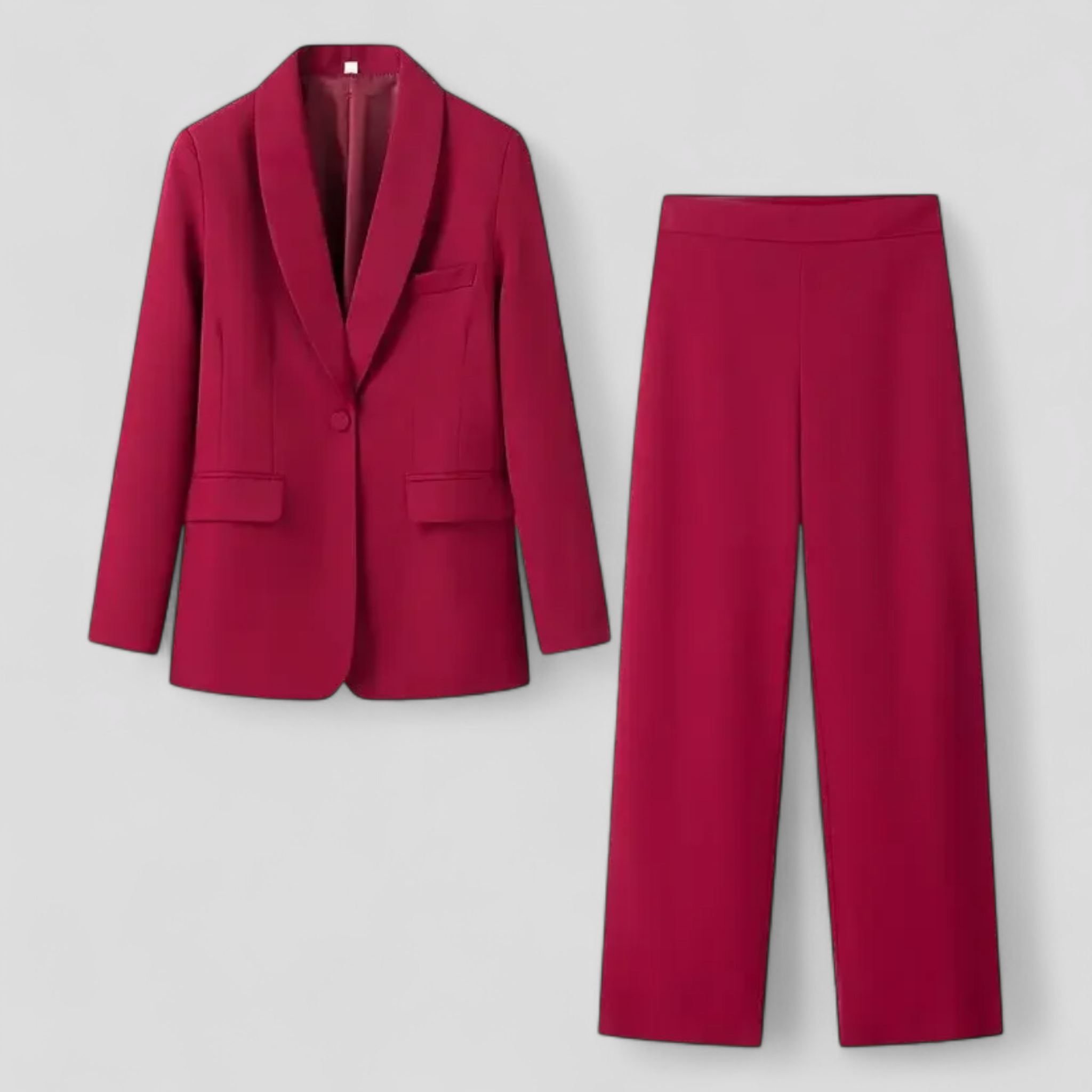 Ensemble Tailleur Pantalon Femme en Polyester