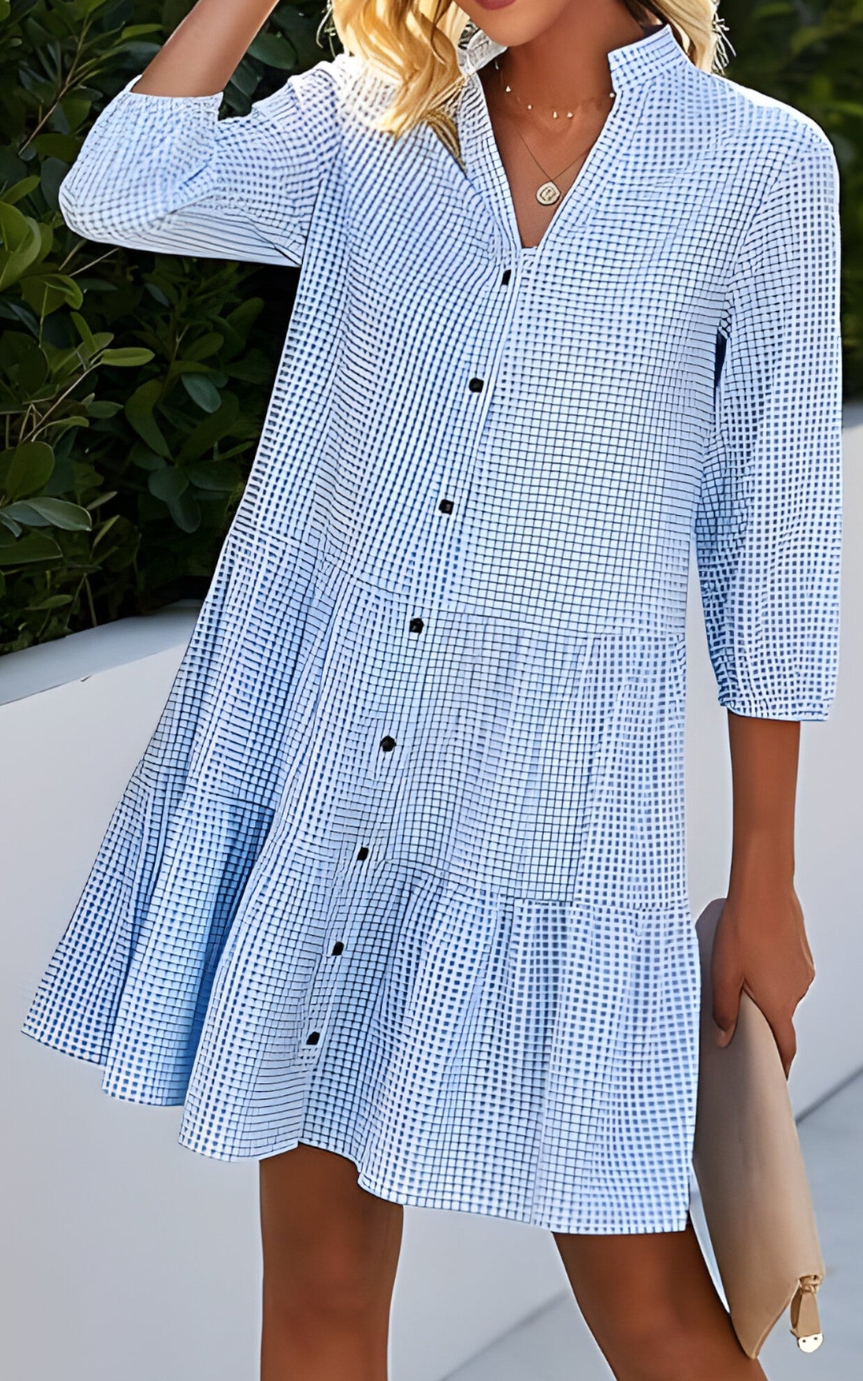Elegantes und vielseitiges Midikleid für Damen, lässige Mode