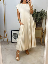 Rochie lungă fluidă pentru femei - Elegantă pentru seară, nuntă sau plajă
