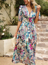 Rochie midi fluidă elegantă pentru femei, confort optim, croială lejeră  