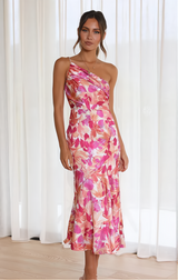 Rochie lungă cu flori, elegantă, din bumbac pentru vară - Mărimi S-XL
