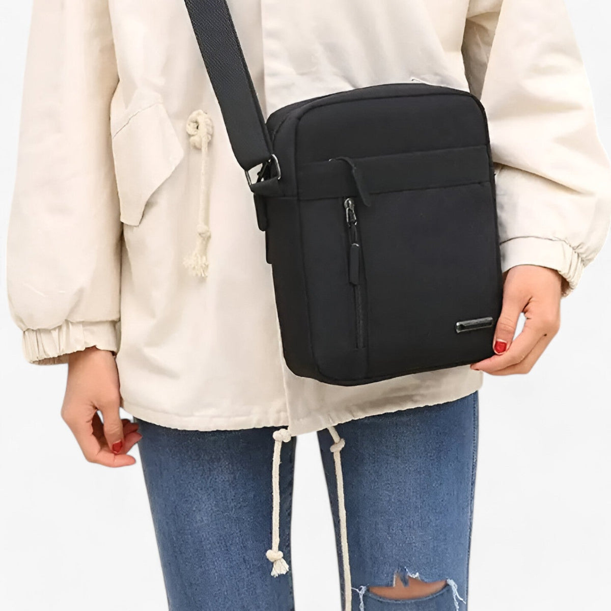 Sac Bandoulière Homme Business en Tissu Oxford