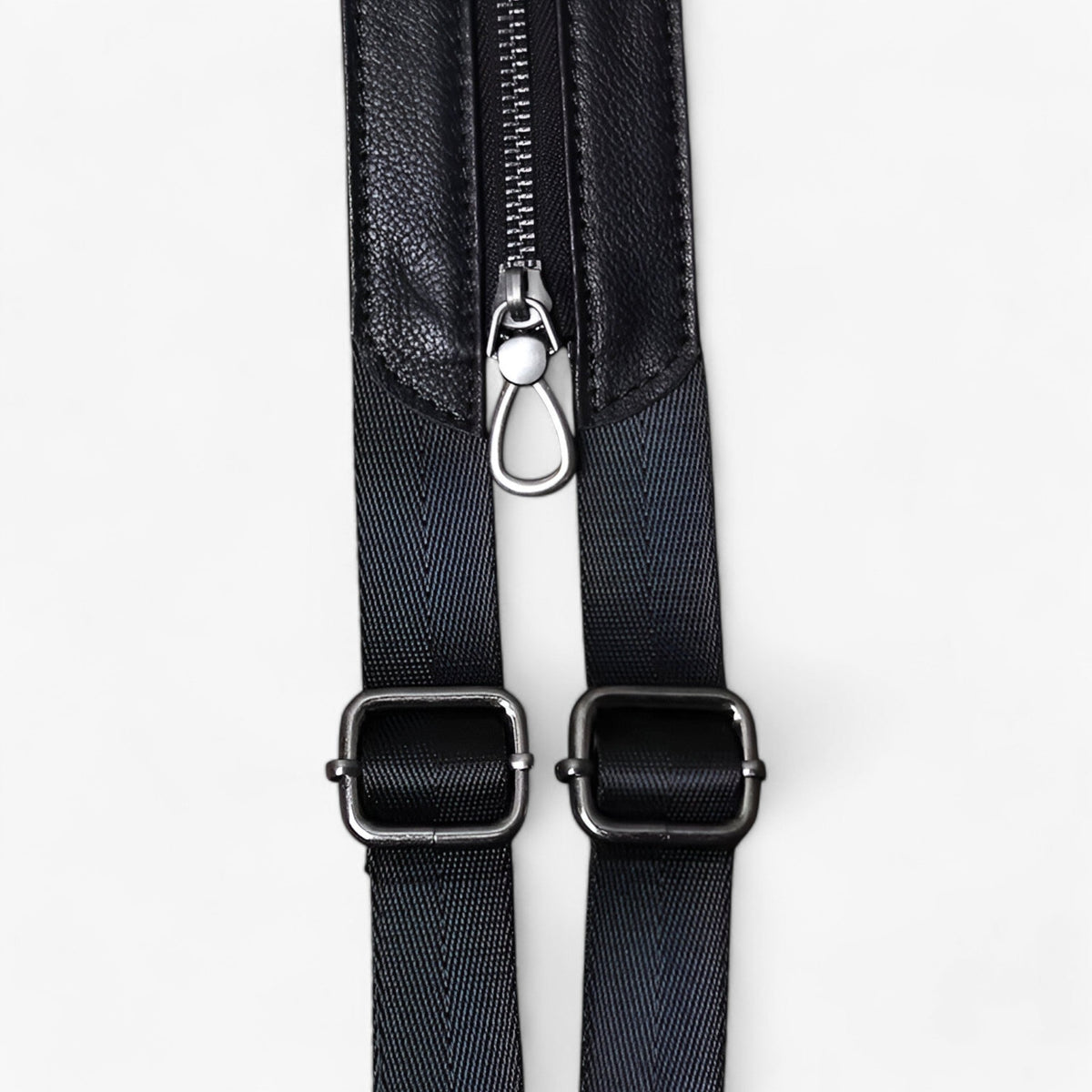 Sac Poitrine 2-en-1 Homme en Cuir et Sac à Dos