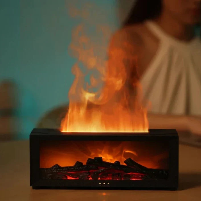 Humidificateur Flamme HearthGlow – Diffuseur Effet Feu Chaleureux