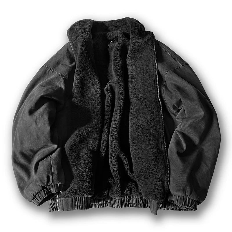 Veste Homme Vintage en Polaire Polar Style Streetwear