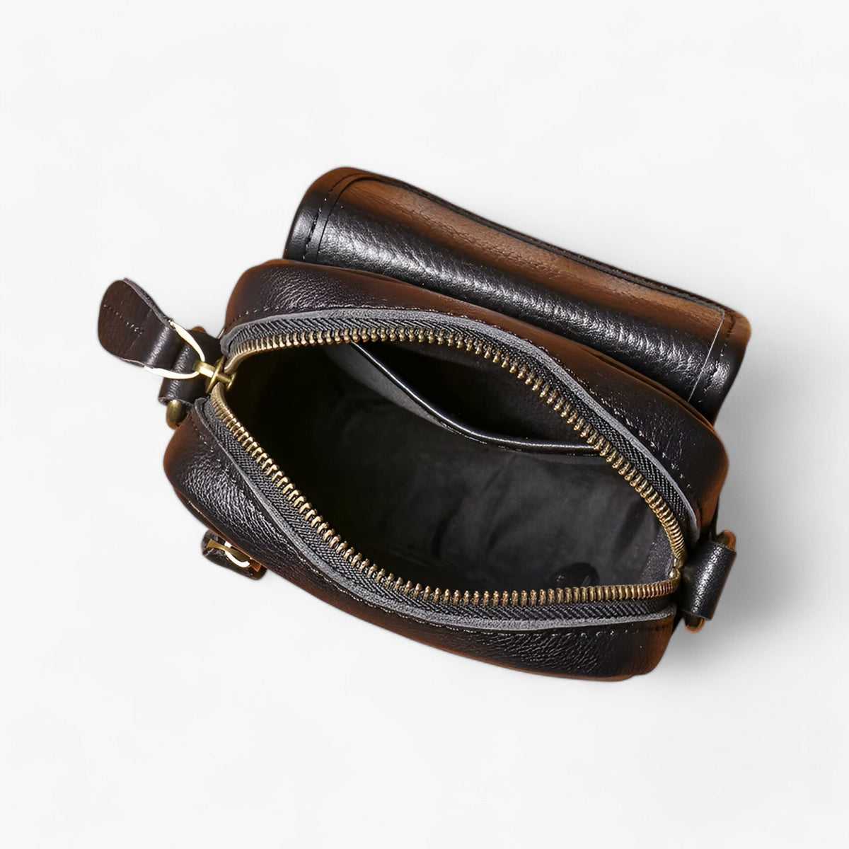 Petit Sac Bandoulière Homme Noir Premium du Quotidien