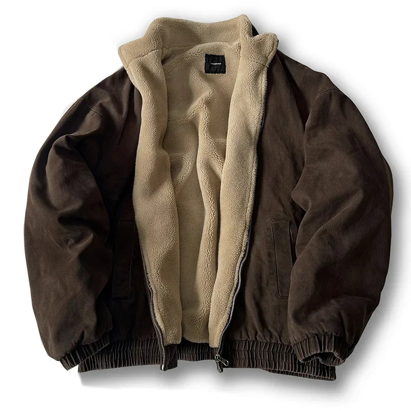 Veste Homme Vintage en Polaire Polar Style Streetwear