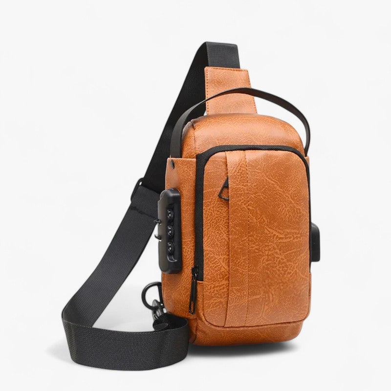 Sac Besace Antivol Homme avec Port USB