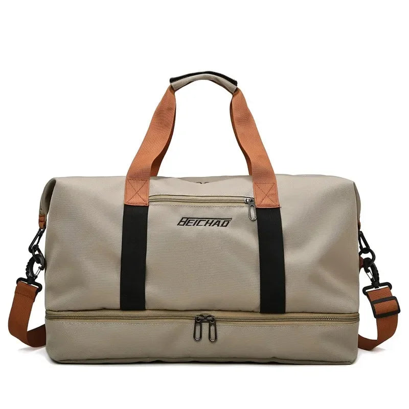Sac de sport grand volume, déperlant, avec rangements astucieux
