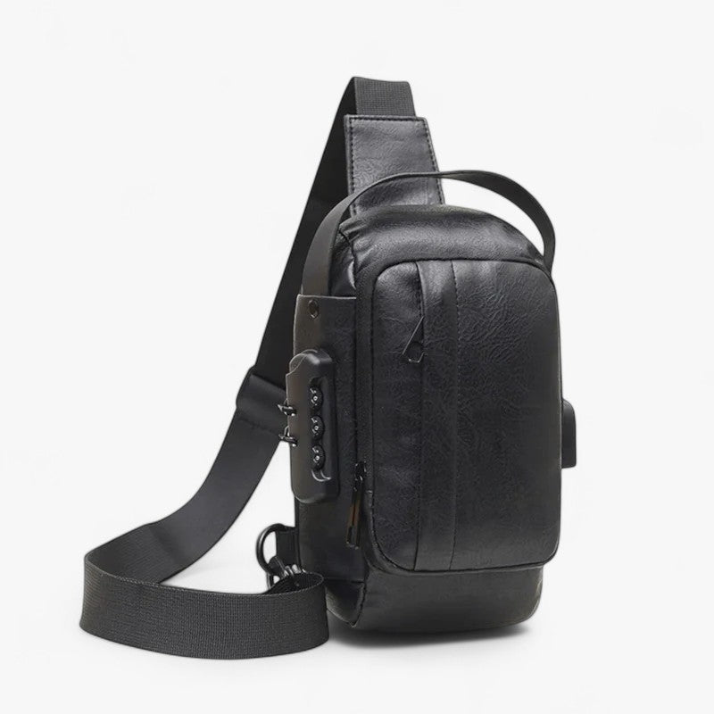 Sac Besace Antivol Homme avec Port USB