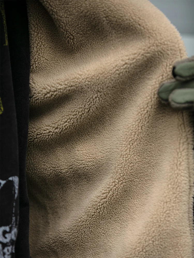 Veste Homme Vintage en Polaire Polar Style Streetwear