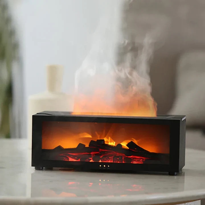 Humidificateur Flamme HearthGlow – Diffuseur Effet Feu Chaleureux