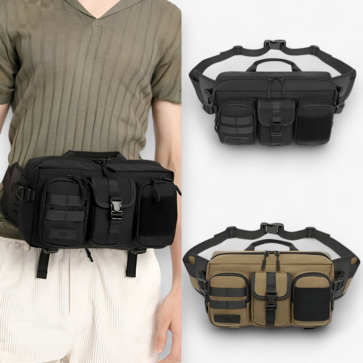 Sac Bandoulière Antivol avec Port de Charge USB Intégré