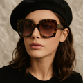 Lunettes de Soleil Femme Rétro Oversize